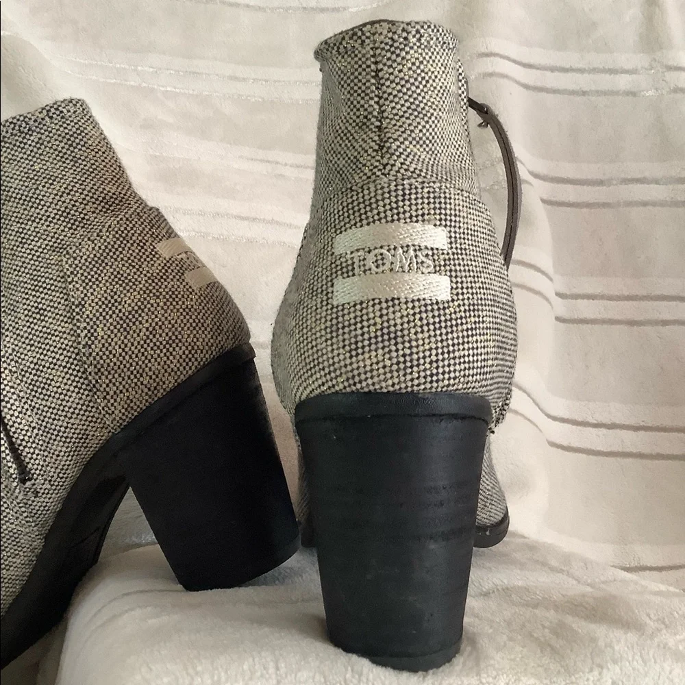 TOMS Peep Toe Booties - Picture 3 of 6